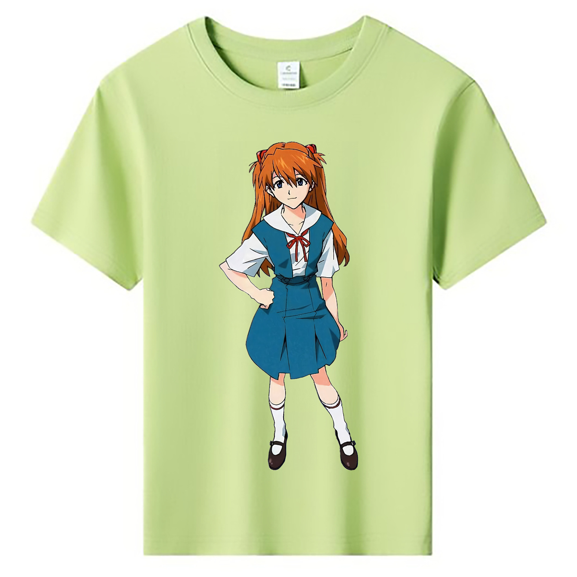 （画像用） EVA 新世紀エヴァンゲリオン 綿100％キッズTシャツ（フロントプリント）